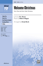 Welcome Christmas SAB choral sheet music cover Thumbnail